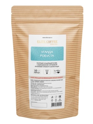 Уганда Робуста. Капсулы для кофемашин Dolce Gusto (10 шт) 