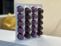Держатель настольный Nespresso на 20 капсул белый PETG